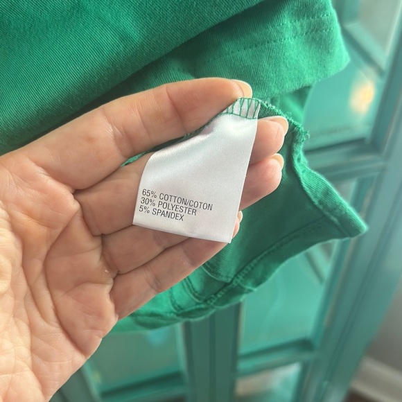 Adidas Green Button Down Climalite Stretch Polo Shirt - Picture 6 of 11